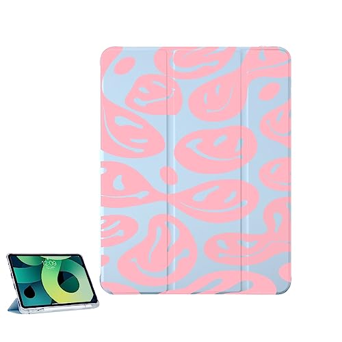 Funny Pink ipad Mini 6 8.3" 2021 Case for Girl Child,Design Cute iPad Mini 6th Gen 2021 Four-Corner Shockproof Case with Soft TPU Back Cover,[Auto Wake/Sleep + Pencil Holder],Blue