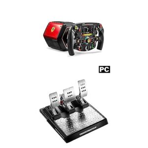 thrustmaster t818 /sf 1000 direct drive racing wheel + t-lcm pedals
