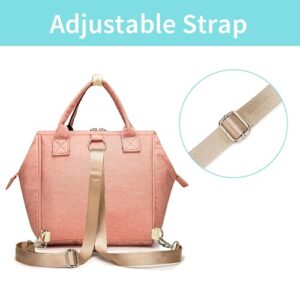 Beaulyn Small Diaper Bag Backpack, Mini Diaper Tote & Portable Crossbody Backpack with Insulated Pocket