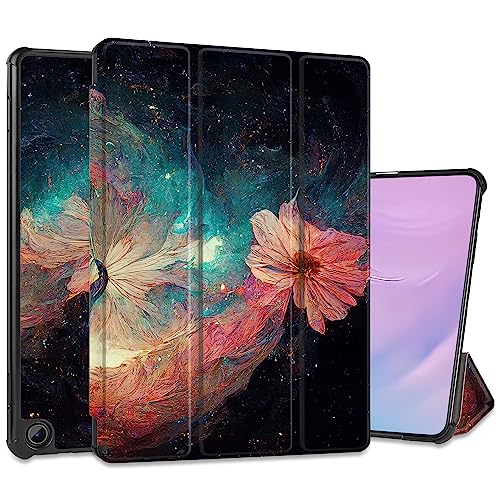 MEEgoodo Case for Amazon Fire Max 11 Cover 2023 (Only Compatible with 13th Generation Tablet), Tablet Cases with Folding Stand + Automatic Sleep/Wake + Hard Back Shell + Microfiber, Beautiful Galaxy