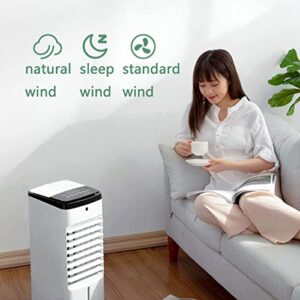 Portable air conditioner,3-IN-1 Air Cooler,cooling fan,Clean air,wide angle blower,move silently,ac unit for bedroom,humidifier,power saving,suitable for bedroom,office,camping room