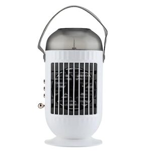 aire acondicionado portatil para cuarto | 400ml water tank mini air cooler fan, portable air cooling cooler with 3-speeds, 2 mist modes | usb air conditioner for home office camping