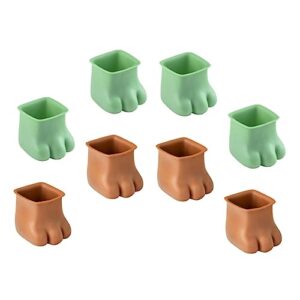 ibasenice 8pcs silicone table and chair foot cover cat furniture protector desk riser couch risers anti- slip chair leg caps sofa lifters chair feet covers chair feet silicone covers small