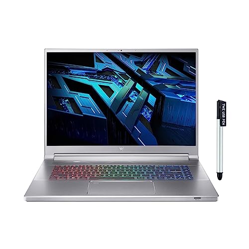 acer Predator Triton 300 SE Gaming Laptop, 16" 240Hz IPS, Intel Core i7-12700H 2.30GHz, 14 Cores, 16GB RAM, 1TB SSD, NVIDIA GeForce RTX 3070 Ti 8GB GDDR6, Windows 11, TWE USB 3.0 16GB Flash Drive Pen