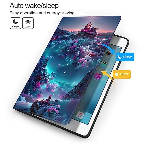 A Dreamy Castle at Night Case Fit for IPad Air 3 Pro 10.5 Inch Case with Auto Sleep/Wake Ultra Slim Lightweight Stand Leather Cases