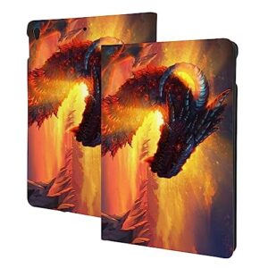 red dragon fantasy case fit for ipad air 3 pro 10.5 inch case with auto sleep/wake ultra slim lightweight stand leather cases