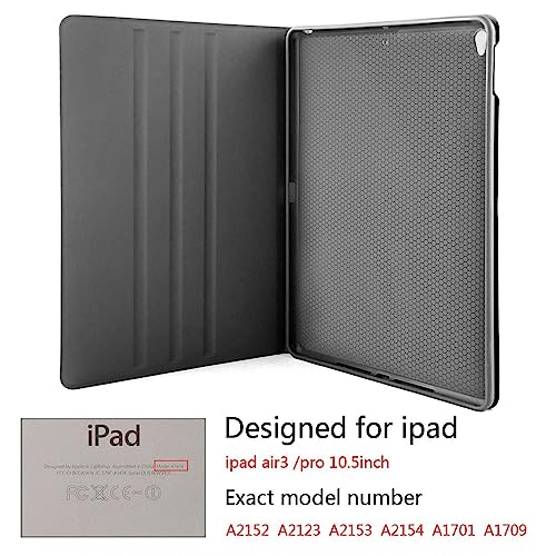 Red Beautiful Bird Case Fit for IPad Air 3 Pro 10.5 Inch Case with Auto Sleep/Wake Ultra Slim Lightweight Stand Leather Cases