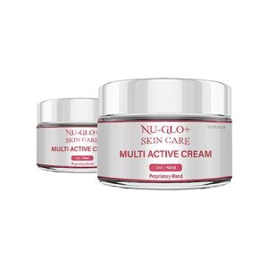 lamoos nu-glo cream - nu glo skincare face cream (2 pack, 4oz)
