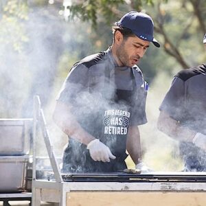 Retirement Gifts for Women Men, Funny Retired Aprons for Men Cooking Grilling BBQ, Happy Retirement Gifts for Coworkers, Chef, Husband, Wife, Dad,Teacher