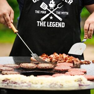 Grill Aprons for Men with Pockets, Funny Mens Aprons for Grilling BBQ, Cool Gifts for Dad Husband, Chef Gifts for Men Fathers Day Birthday