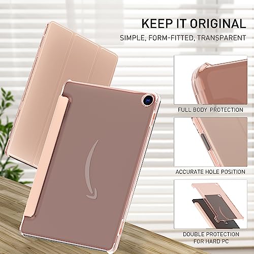 CMGOE Case Cover Specifically Designed for All-New Amazon Fire Max 11 Tablet (Only Compatible with Fire Max 11 2023 Release) - Slim Fit Standing Cover with Auto Sleep/Wake (Rose Gold)