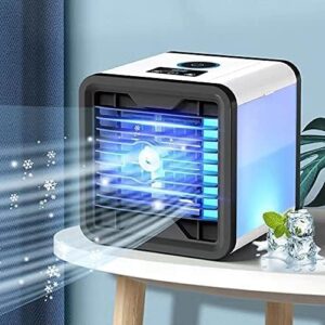 portable mini air conditioner desktop fan space cooler rechargeable humidifier