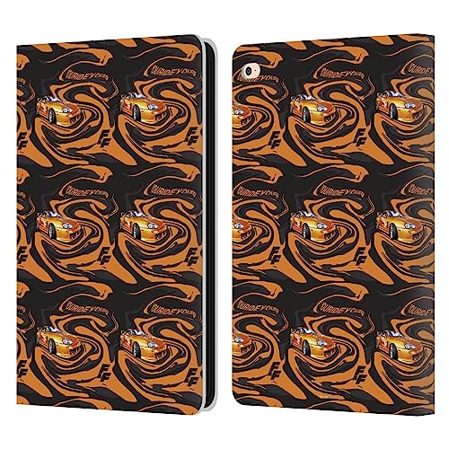 Head Case Designs Officially Licensed Fast & Furious Franchise Yellow Orange Car Pattern Leather Book Wallet Case Cover Compatible with Apple iPad Air 2 (2014)