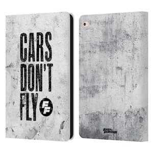 head case designs officially licensed fast & furious franchise cars don't fly graphics leather book wallet case cover compatible with apple ipad air 2 (2014)