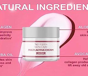 Nu-Glo Cream - Nu Glo Skincare Face Cream, NuGlo Multi Active Cream (2 Pack)