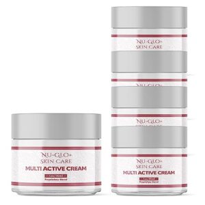 nu-glo cream - nu glo skincare face cream, nuglo multi active cream (5 pack)
