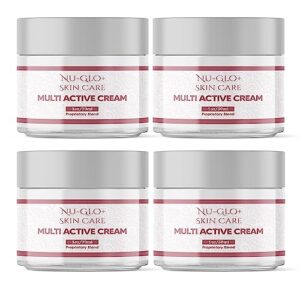 nu-glo cream - nu glo skincare face cream, nuglo multi active cream (4 pack)