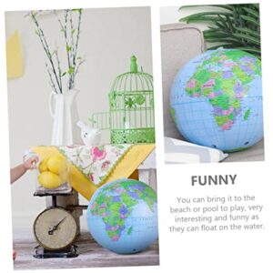 ibasenice Floating Ball Toy Pool Inflatable Beach Ball PVC Beach Toy Ball PVC Beach Ball Toy Inflatable Beach Ball Toy Water Swimming Pool Inflatable Ball Mini Doll Child