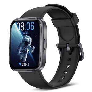 aswee smart watch fitness tracker with 24/7 heart rate, blood oxygen blood pressure and sleep monitor, 1.7'' full touch screen 5 atm waterproof smartwatch, step counter watch for women men kids