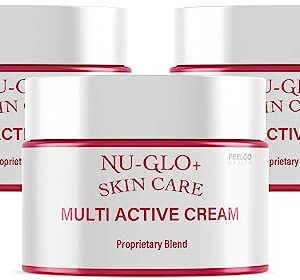 feelgo 3 Pack - Nu-Glo Skin Cream - Nu GLo Anti-Aging, Nu-Glo, Nu-Glo Cream, Nu Glo, Nuglo, Nuglo SkinCare, Nu Glo Anti-Wrinkle, Nu-Glo Cream, Skin Care for Face and Eye Cream Moisturizer For 3 Month