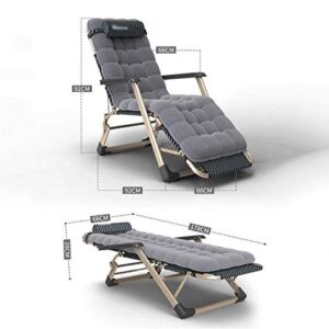 CHLDDHC Folding Chaise Longue Chaise Longue Jardin Siesta Desk Siesta Chair Single Bed Lazy Chair Leisure Outdoor Folding Chair Chaise Longue for Beach Fishing