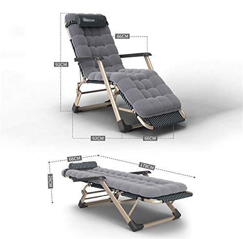 CHLDDHC Folding Chaise Longue Chaise Longue Jardin Siesta Desk Siesta Chair Single Bed Lazy Chair Leisure Outdoor Folding Chair Chaise Longue for Beach Fishing