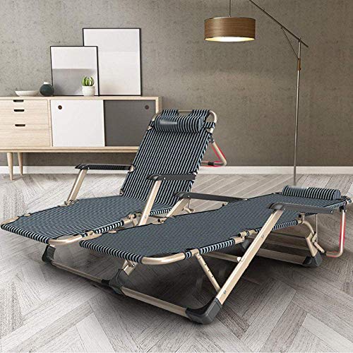 CHLDDHC Folding Chaise Longue Chaise Longue Jardin Siesta Desk Siesta Chair Single Bed Lazy Chair Leisure Outdoor Folding Chair Chaise Longue for Beach Fishing