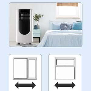 Portable Air Conditioner WANAI 8000BTU Air Conditioner Cooling up to 250sq.ft, 3-in-1 Portable AC Unit with Remote Control, 24H Timer & LED Display, Suitable for Bedroom, Living Room, Office