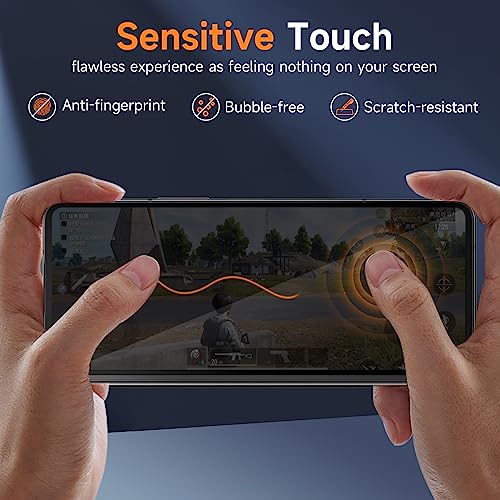 LYWHL [2+2 Pack] Samsung Galaxy Z Fold 5 Privacy Screen Protector + Camera Lens Protector, with Alignment Frame Easy Installation , Anti Spy HD Clear Tempered Glass Protector Film for Galaxy Z Fold 5 5G , Anti Scratch Bubble Free Case Friendly Front Scree