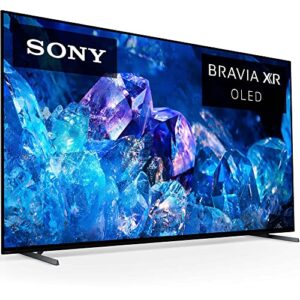 Sony XR55A80K Bravia XR A80K 55 inch 4K HDR OLED Smart TV (Renewed) Bundle with Monster HDMI Cables Monster TV Wall Mount for 32-70 inch and Monster Lighting