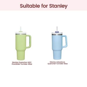 GardTok Silicone Boot Cover for Stanley Cup Accessories,Silicone Water Bottle Sleeve for Stanley Quencher H2.0 and Quencher Adventure Tumbler 40 oz Cup - Water Bottle Cover (Cream, 40oz)