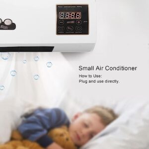 Air Conditioner Fan Warm Fan with Remote Control, Portable Air Conditioner Natrue Fan, Small Air Conditioner Heater Portable Wall Mounted Air Conditioning Hot Fan for Office, Bedroom, Living Room