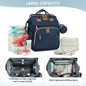 REPIG Diaper Bag Backpack, Multifunction Baby Diaper Backpack with Changing pad & Stroller Straps & Pacifier Case, Waterproof Travel Nappy Bags, Newborn Baby Essential