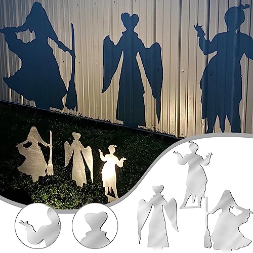 Metal Stakes For Yard Halloween Decorations Outdoor Scary Family Home Front Yard Sign 1PC