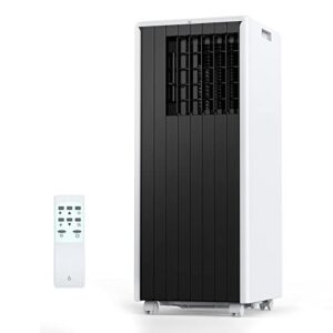 aconee 8000 btu portable air conditioners cools up to 350 sq.ft, portable ac unit with cool, dry, fan modes, remote control, window kit, personal ac unit for bedroom