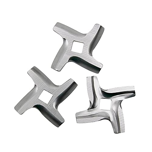 3pcs Meat Grinder Knife Mincer Blade With Square Hole Spare Parts For Moulinex HV6 Type A133 Kitchen Appliance