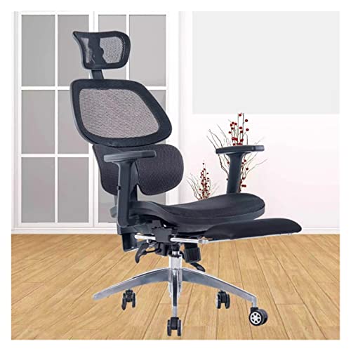 ZLBYB Computer Chair Household Ergonomic Office Chair Reclining Lifting Swivel Mesh Staff Chair Chaise