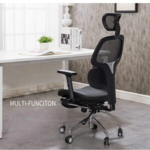 ZLBYB Computer Chair Household Ergonomic Office Chair Reclining Lifting Swivel Mesh Staff Chair Chaise