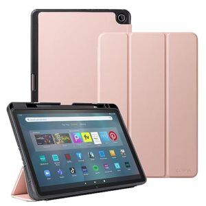 cobak case for all-new amazon fire max 11 tablet 2023 release with built-in pencil holder - ultra slim smart cover with auto wake/sleep