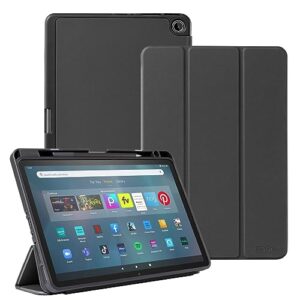 cobak case for all-new amazon fire max 11 tablet 2023 release with built-in pencil holder - ultra slim smart cover with auto wake/sleep