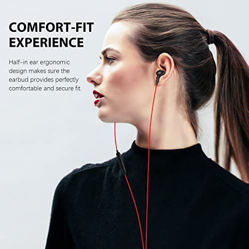 USB C Earbuds for Pixel 6a 7 Pro 7a, Magnetic USB C Headphones Wired Earbuds Noise Canceling Microphone Volume Control Stereo Bass in Ear Earphones,USB C to 3.5mm Adapter for Galaxy S23 S22 OnePlus 11