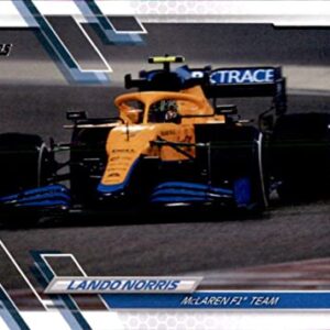 2021 Topps Formula 1 Racing #101 Lando Norris McLaren F1 Team Official Trading Card (Stock Photo shown, card in Near Mint to Mint Condition)