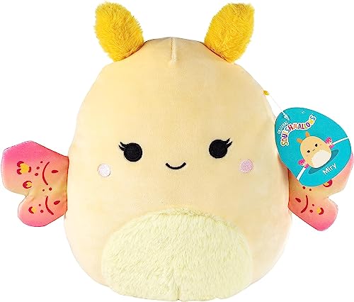 Squishmallow 16" Miry The Yellow Moth - Official Kellytoy New 2023 Plush - Cute and Soft Butterfly Stuffed Animal Toy - Great Gift for Kids (16 inch)