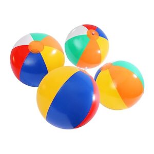 ibasenice 6 pcs inflatable beach ball mini inflatable pool large inflatable pool balls for swimming pool inflatable beach balls beach balls for party water toy with the ball toddler