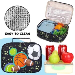 Backpack for Kids Boys Girls Preschool Kindergarten Bookbag Set with Lunch Box Soccer Toddler School Bag