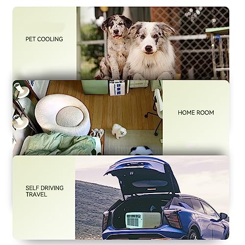 Portable Air Conditioners,evaporative Air Cooler with Panel Control,Outdoor Utility Air Conditioner and Dehumidifier for Camping,Tents Pet Houses