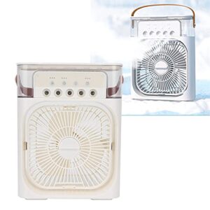 portable air conditioner fan, mini cooler fan, plastic misting humidifier fan rechargeable desktop air cooler