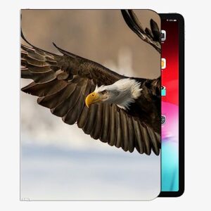 YENDOSTEEN for iPad Air 5 Case 2022/iPad Air 4 Case 2020 10.9 Inch with Pencil Holder,Eagle Bird Wings Flap Protective Smart Cover for iPad Air 5th A2589 A2591/ Air 4th Gen A2316 A2324