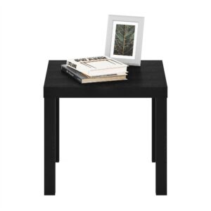 Furinno Classic Homey Square Parsons Side End Table, 1, Black