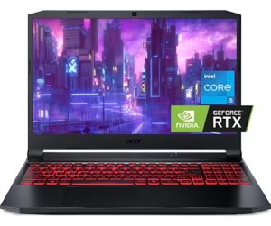 acer nitro 5 15.6" 144hz fhd gaming laptop, intel core i5-11400h(6-core), nvidia geforce rtx 3050ti, 16gb ram, 1tb nvme ssd, wifi 6, backlit keyboard, hdmi, type-a&c, win 11 h, w/cue accessories